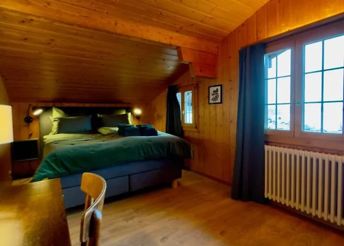 Elegant Family With And Mountain Views Semesterbostad Leissigen